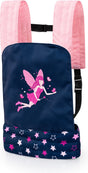 Bayer Design - EasyCarry-Puppentrage, verstellbare Träger, vorne und hinten tragbar, Blau, Rosa, Fee