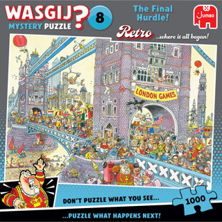 Brandless Sans Marque Wasgij Retro Mystery 8 Puzzle – Die letzte Hürde!, 1000 Teile.