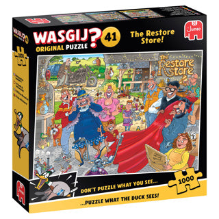 Jumbo Wasgij Orignal 41 Puzzle – Motorrad-Makeover, 1000 Teile.
