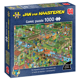 Jumbo Jan van Haasteren Puzzle - Kleingärten, 1000 Teile.