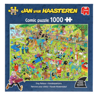 Jumbo Jan van Haasteren Puzzle - Hundeparcours, 1000 Teile.