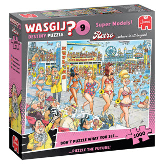 Jumbo – Wasgij Retro Destiny 9 – Topmodels! - 1000 Teile Puzzle - Puzzle