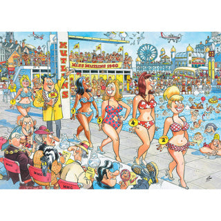Jumbo – Wasgij Retro Destiny 9 – Topmodels! - 1000 Teile Puzzle - Puzzle