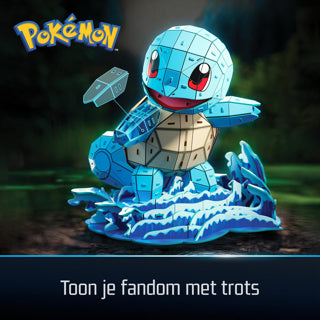 4D-Build, Pokémon-Squirtle, 3D-Modellset, Pokémon-Sammlerstücke, Sideboard-Starterkollektion, Schreibtischdekoration, Konstruktionsspielzeug, 3D-Puzzles, 180 Teile