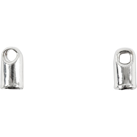 Creativ Company End Cap Silvered, 10st.