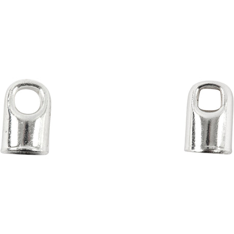 Creativ Company End Cap Silvered, 8st.