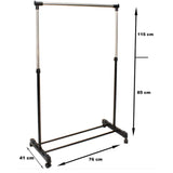 Kleiderständer einzeln verstellbar von 85–115 cm