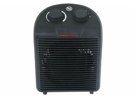 Abi Heizlüfter 2000 W schwarz mit 2 Heizstufen und Kaltluftfunktion