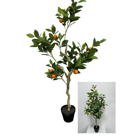 Deko Zitronen-Orangenbaum im Topf H120cm