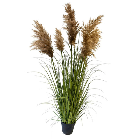 Deco plant met pampasgras 120cm in pot