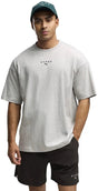Puma x hyrox lifestyle t-shirt met korte mouwen grijs xl man xl