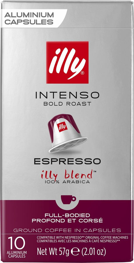 Illy Espresso Intenso Kaffeetassen - 10x 10 Stück - 100 Kaffeetassen