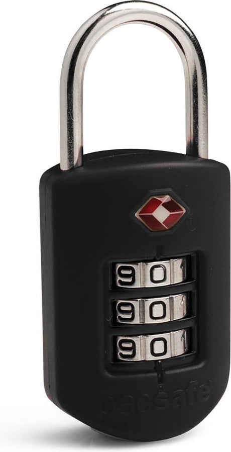 Pacsafe prosafe 1000-tsa Kofferschloss 3-stellig-Reiseschloss-Gepäckschloss-USA-Gepäckschloss-Schwarz (Schwarz)