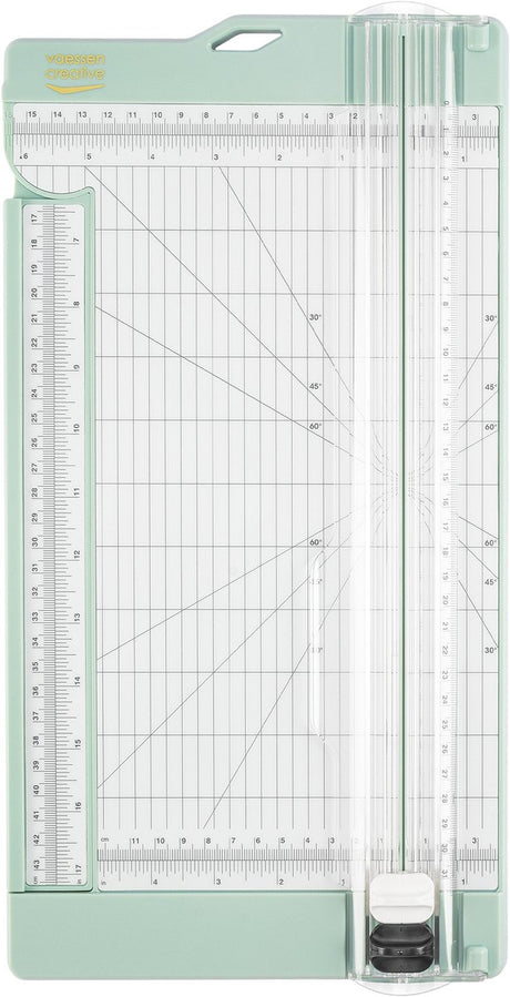 Vaessen kreativer Papierschneider mit Rillfunktion – 15 x 30,5 cm – Minze