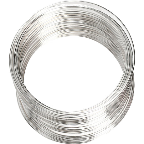 Kreativunternehmen https: www.cchobby.nl Memory-Wire-d-6-cm-thickness-0-8-mm-ca-11-5-m-silver-platted-1-piece
