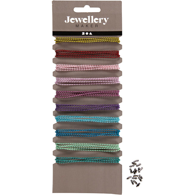 Https: www.cchobby.nl ball chain-d-1-5-mm-various-colors-10x80-cm-1-box