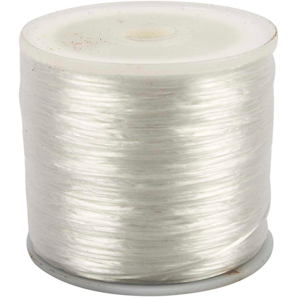 Creativ Company elastische Kordel, flach, Stärke 1 mm, 100 m 1 Rolle