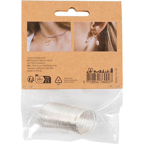 Kreativunternehmen https: www.cchobby.nl Jewelry-wire-thickness-1-mm-silver-platted-2-50-m-1-box
