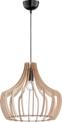 Rl live your light reality wood - hanglamp - houtkleur - e27 - binnenverlichting