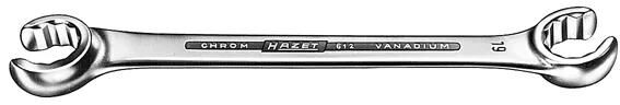 Hazet Doppelringschlüssel Do-Ring offen 8x10mm, Kopf 15°.