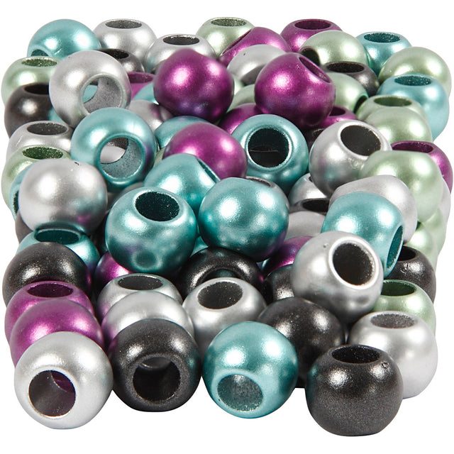 Kreativunternehmen https: www.cchobby.nl pony-beads-d-10-mm-hole size-4-mm-about-145-piece-metallic-colors-60-gr-125-ml-1-box