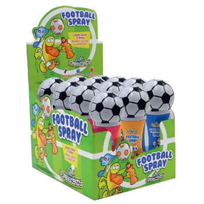 Lustiges Süßigkeiten-Fußballspray (12x 35 gr)