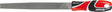 Yato plat metalen bestand 200mm #2 6185