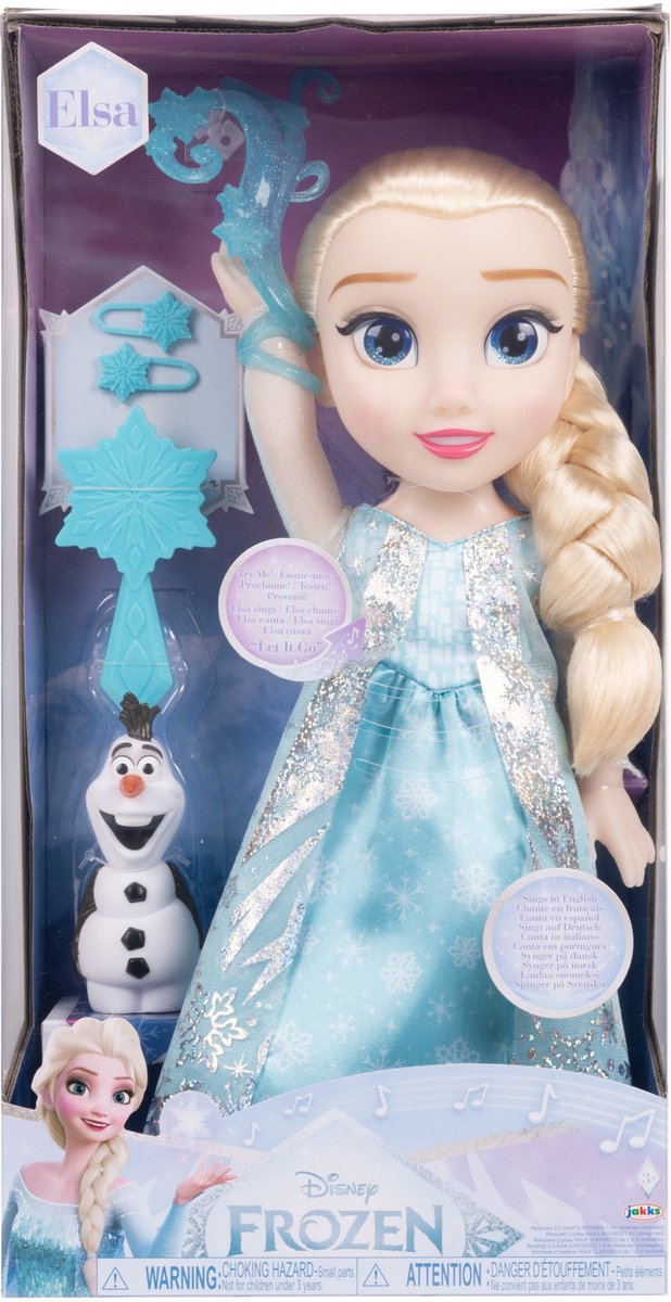 Jakks ottosimon pop disney frozen elsa 38 cm met muziek en licht.
