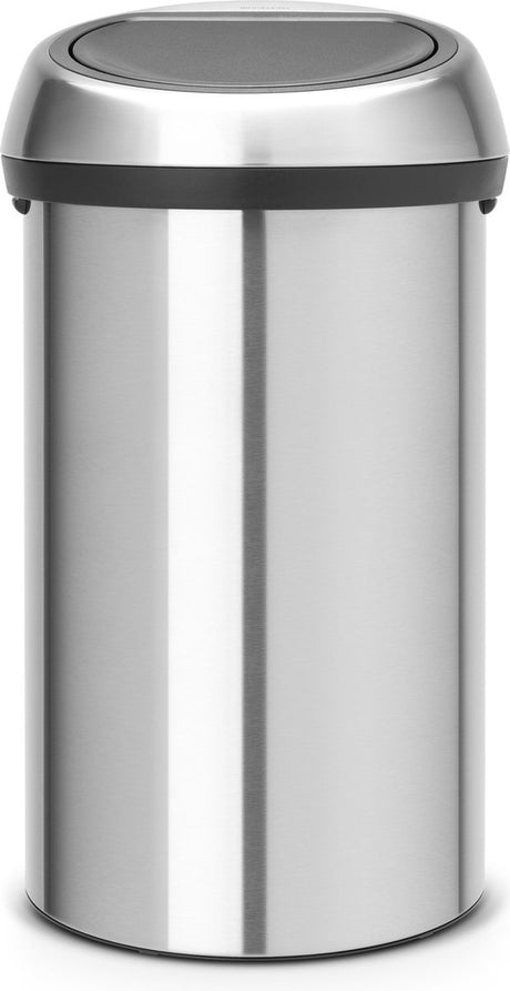 Brabantia Touch Bin Abfallbehälter – 60 Liter – mattierter Stahl