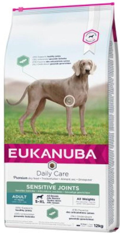 Eukanuba Daily Care – Trockenfutter für Hunde – empfindliche Gelenke – Huhn – 12 kg