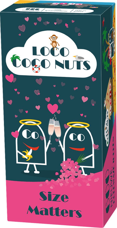 Geronimo-Spiele – Loco Coco Nuts: Size Matters – Kartenspiel – Partyspiel – 3+ Spieler – ab 16 Jahren