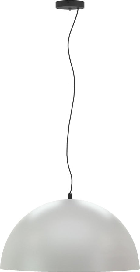 Eglo gaetano 1 hanglamp - e27 - ø 53 cm - grijs wit