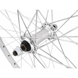 Abi voorwiel 28 inch zac 2000 - aluminium naaf - zilver