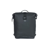 Basil Soho Nordlicht Fahrrad Rucksack - Schwarzer moderner Rucksack mit LED