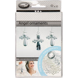 Creativ Company Engel-Ornamente, H: 2,8 cm, 32 Stück 1 Box