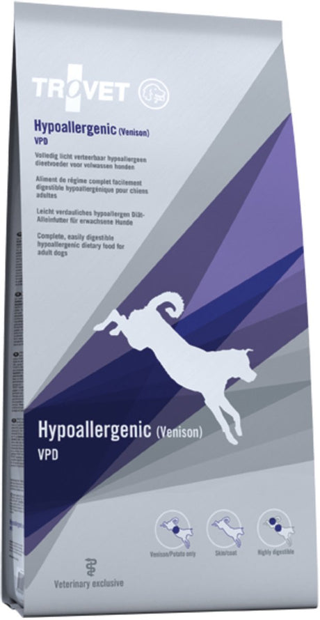 0 0 trovet vpd hypoallergener Hund – Diät-Hundefutter – Hirsch 3 kg