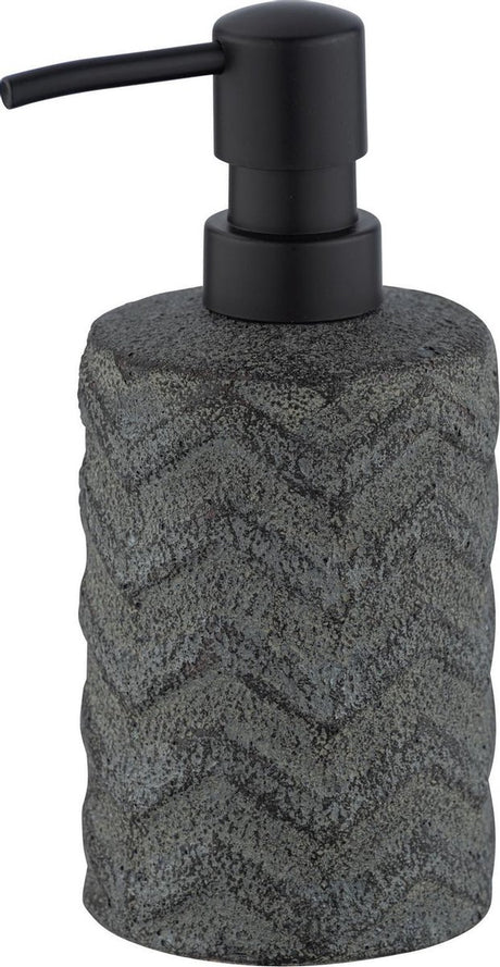 Wenko zeepdispenser mantua 360 ml keramiek zwart