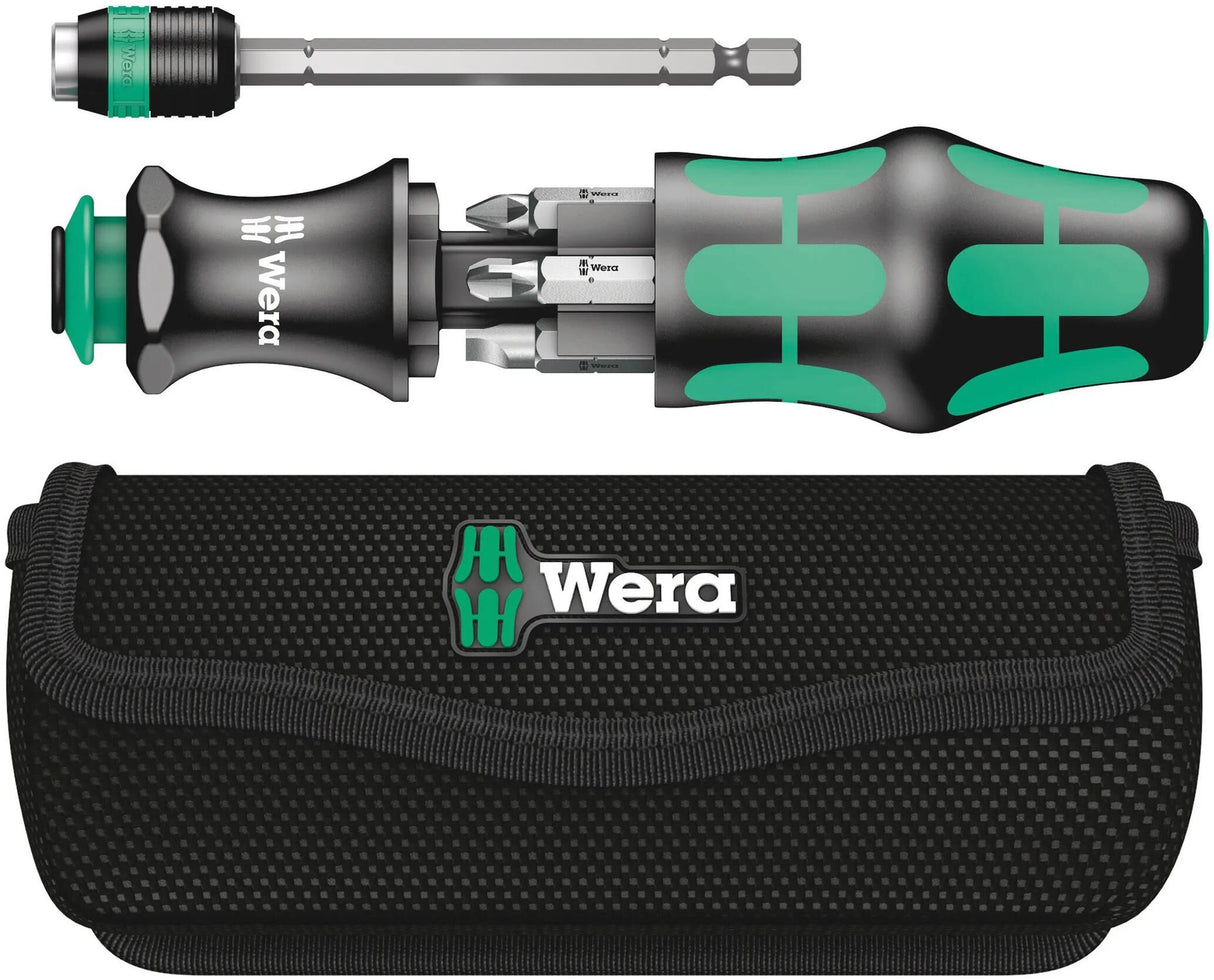 Wera Schraubendreher-Set Kraftform kompakt 25 Schraubendreher-Set mit Tasche Kraftform, 8-tlg.