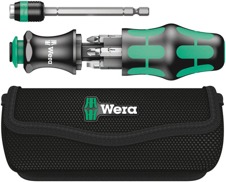 Wera Schraubendreher-Set Kraftform kompakt 25 Schraubendreher-Set mit Tasche Kraftform, 8-tlg.