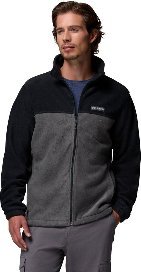 Columbia Steens Mountain™ Full Zip 2.0 Fleecejacke Herren – Fleecejacke mit durchgehendem Reißverschluss – Fleeceweste – Schwarz – Größe XXL