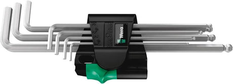 Wera Winkelschlüssel-Satz 950 7 Winkelschaft magnetischer Innensechskant, 7-tlg