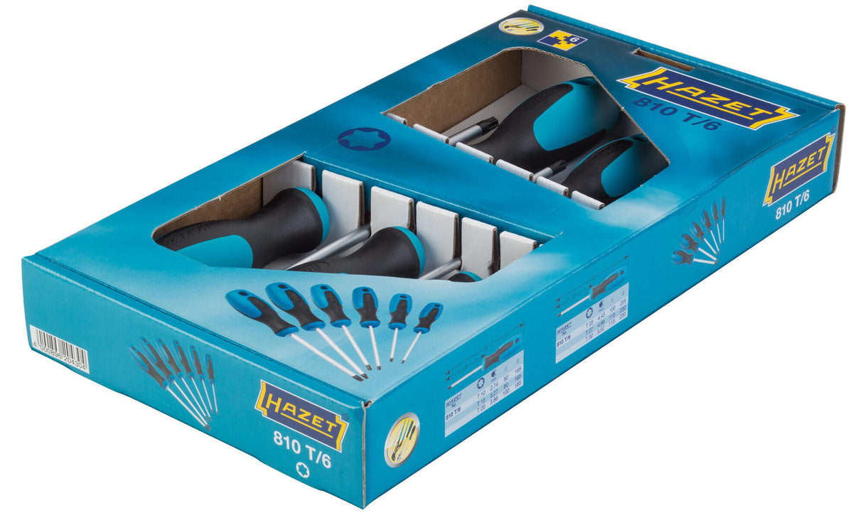 Hazet Schraubendrehersatz 810t 6 Schraubendrehersatz Torx