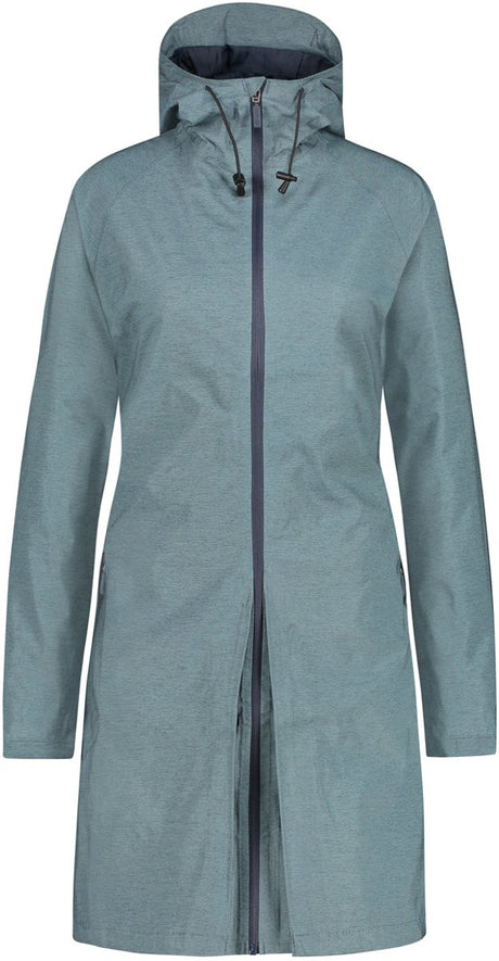 Agu seq - regenjas dames - 2-in-1 poncho - waterdicht - winddicht - ademend - blauw - xs
