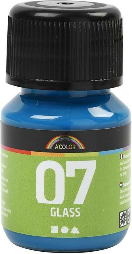 Creativ Company permanente Glasfarbe – Türkis, 30 ml
