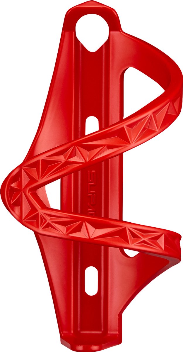 Supacaz - seitlicher Swipe-Cage-Flaschenhalter links rot