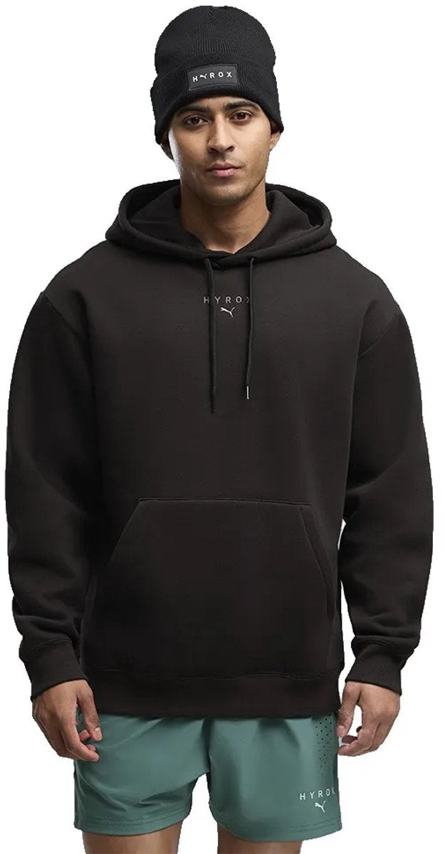 Puma x hyrox heavyweight hoodie zwart s man
