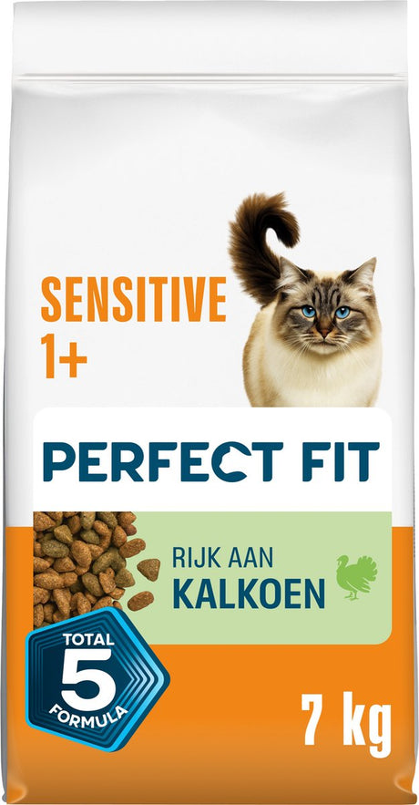 Perfekt passendes Katzenfutter – sensibler Erwachsener – Truthahn – 7 kg
