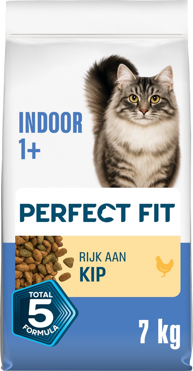 Perfekt passendes Katzenfutter – Indoor-Erwachsener – Huhn – 7 kg