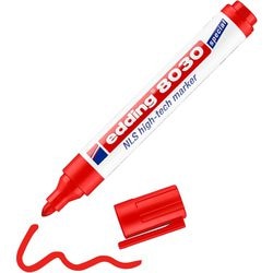 Edding 8030 nls high-tech marker red | 10 Stück