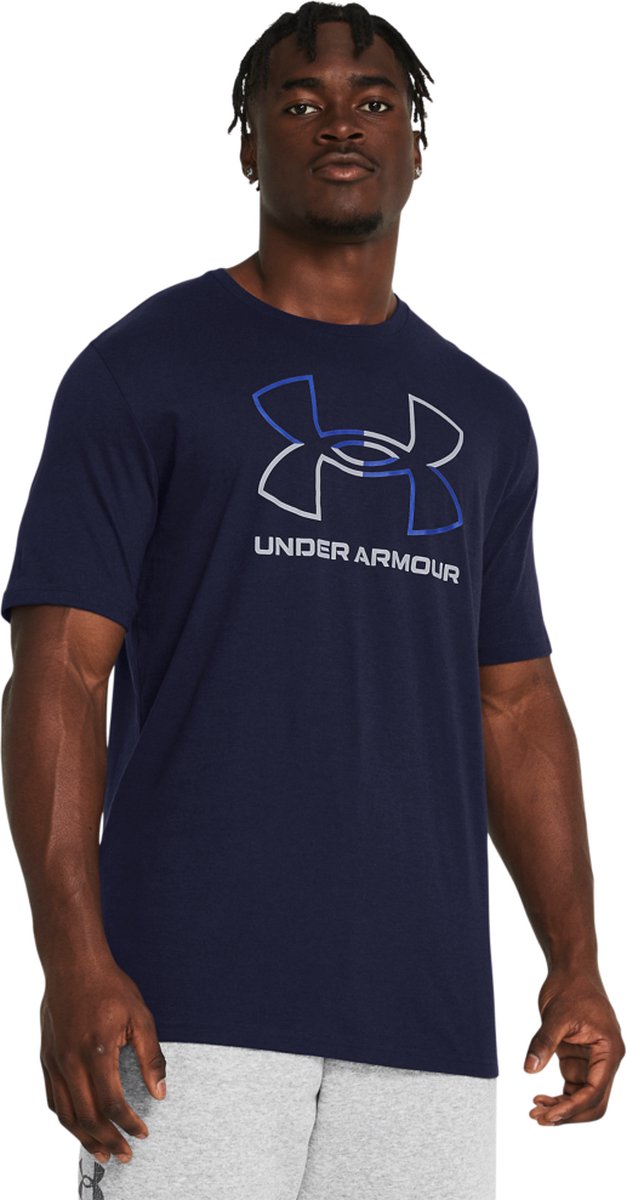 Under Armour UA GL Foundation Update SS Herren-Sportshirt – Marine – Royal – Grau XXL